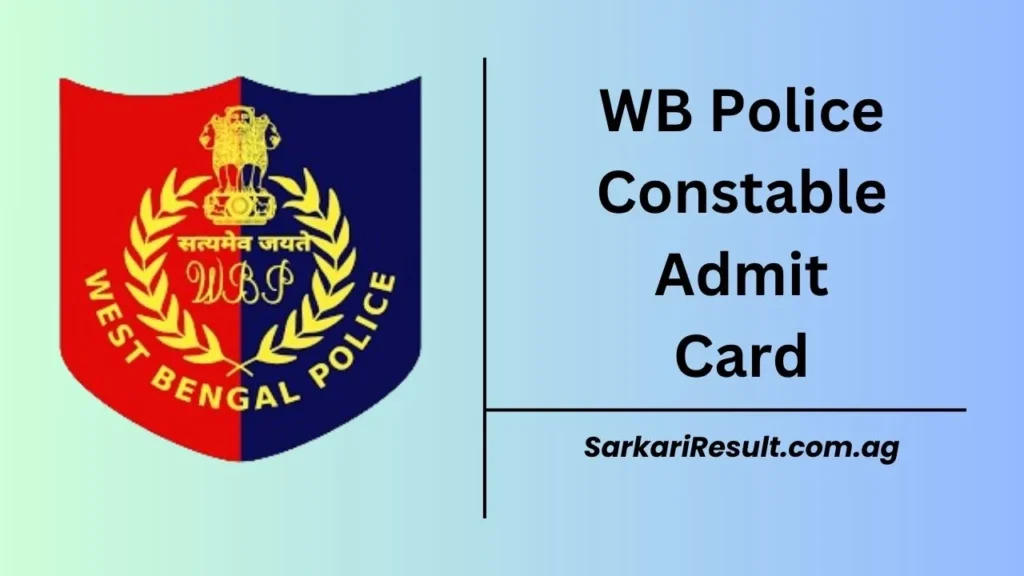 WB Police Constable Admit Card 2025 (SOON), Download Link of WBP Constable Call Letter is shared here to let the aspirants fetch it easily.